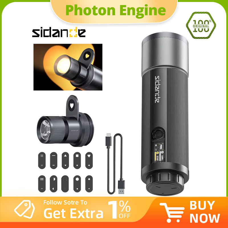Photography Lighting Uk - SIDANDE 12W Senter PRO 3500-7000k Lampu