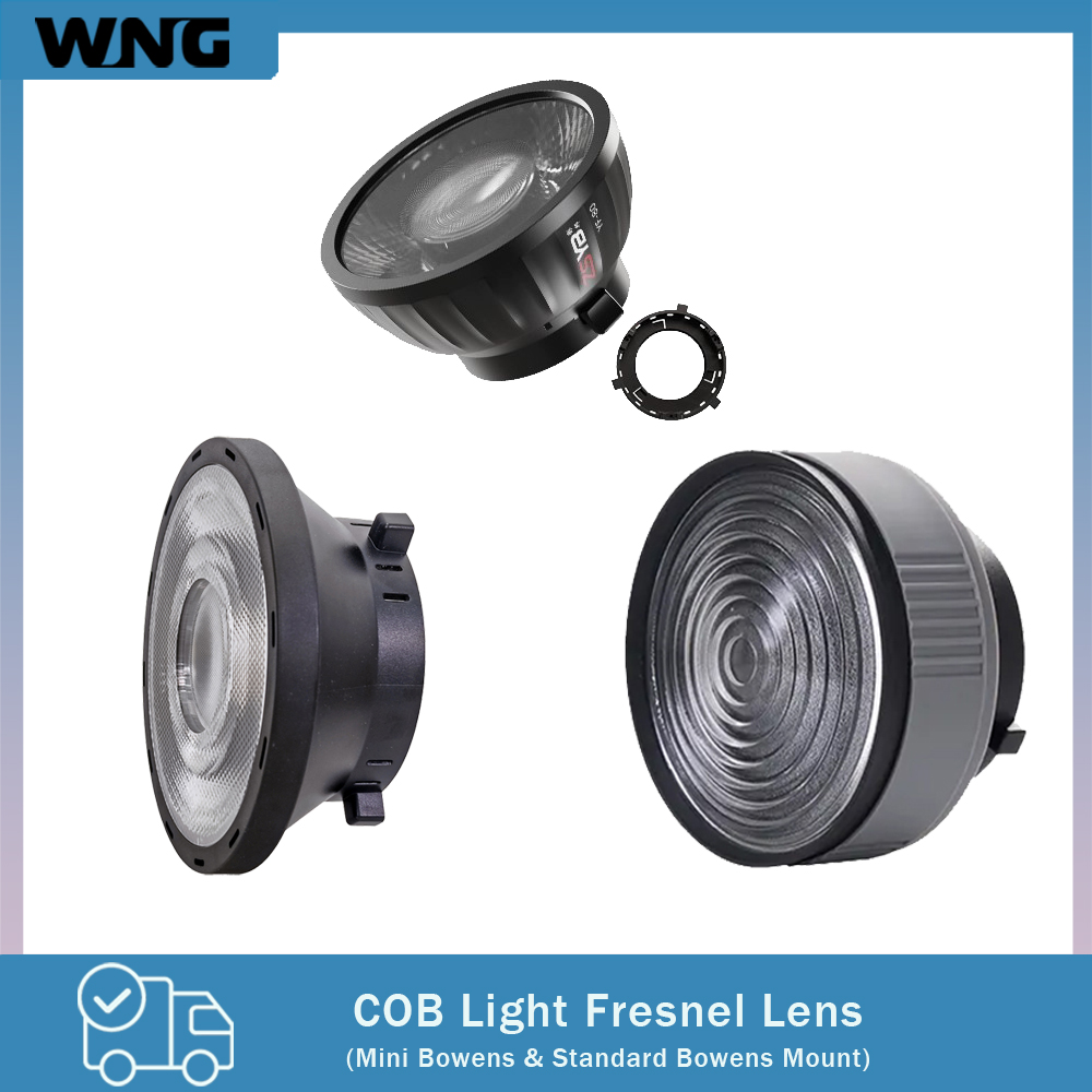 Photography Lighting Background - Lensa Fresnel 15-55 Derajat dengan Fokus