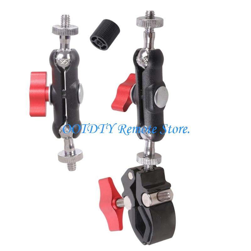 Photography Lighting Reference - Dudukan Klem Logam Portabel 24Cm Adaptor