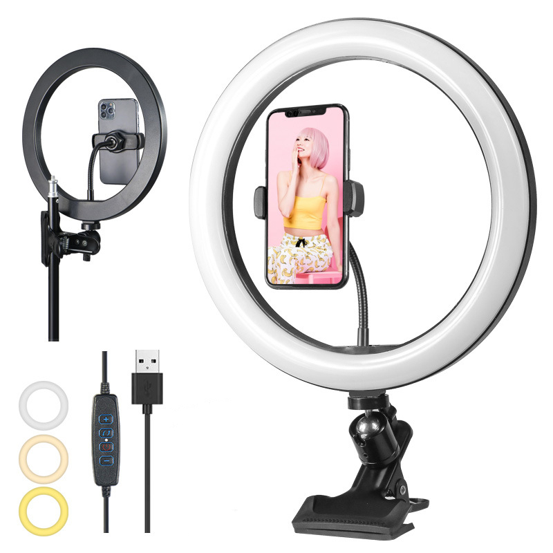 Photography Lighting Studio - Lampu Ring Led dapat diredupkan 26cm
