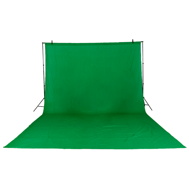 Photography Lighting And Backdrop Kits - Latar Belakang Muslin Chromakey Katun 3m