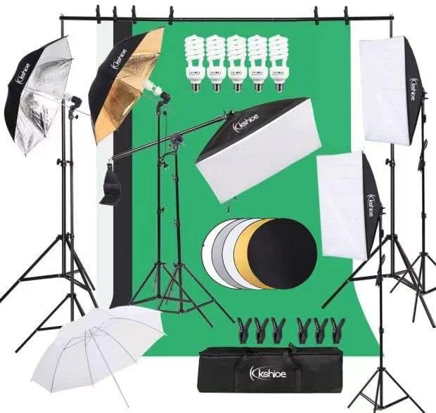 Photography Lighting And Backdrop Kits - Perlengkapan Pencahayaan Fotografi, Kotak Cahaya Fotografi