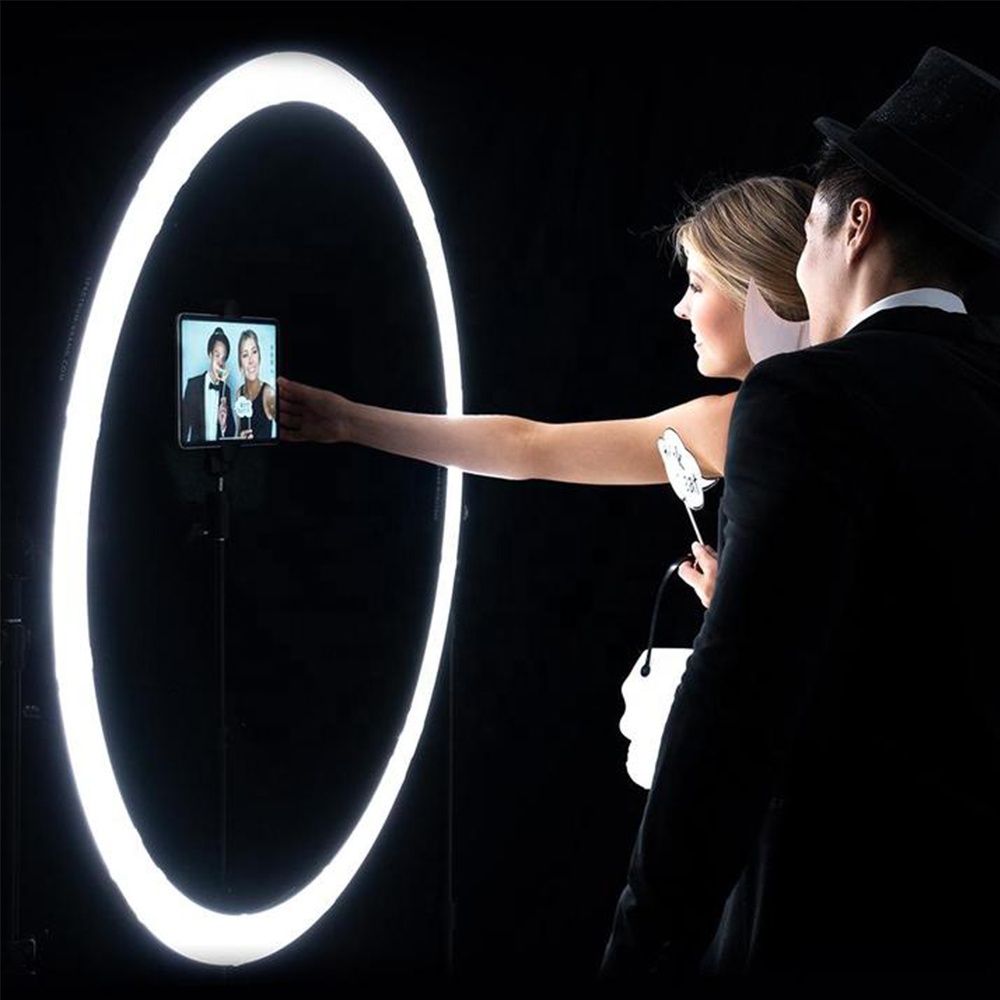 Photography Lighting Studio - Lampu Cincin LED 120W Kontrol Kabel