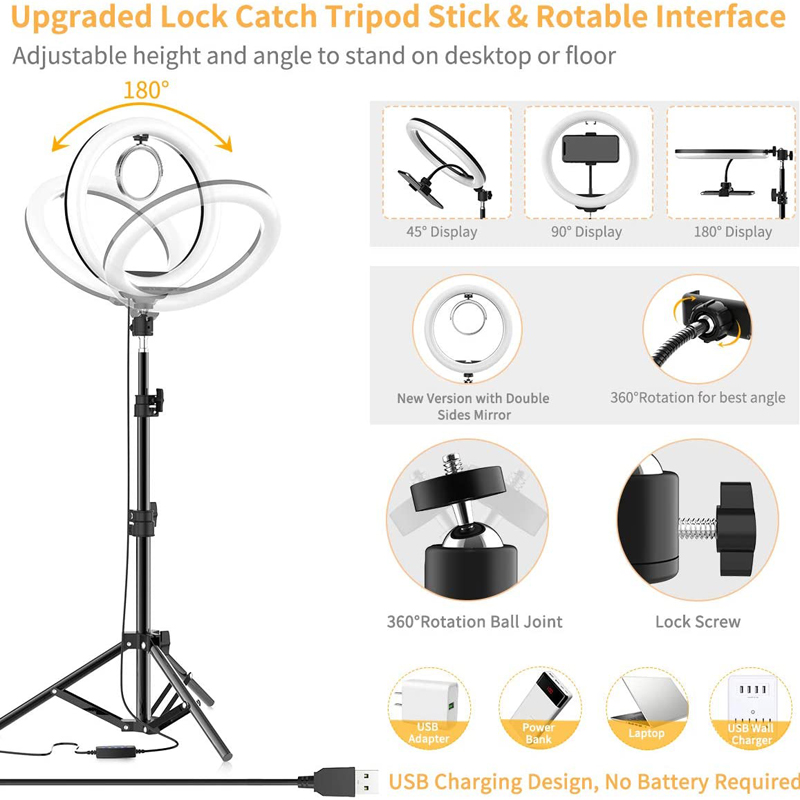 Lampu Cincin Selfie 16/26/33Cm - Photography Lighting Tent ulasan dan harga