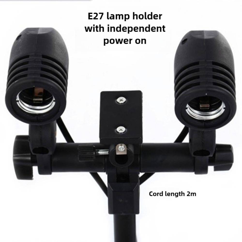 Statif Lampu 2M, Soket AC E27  - Photography Lighting Studio ulasan dan harga