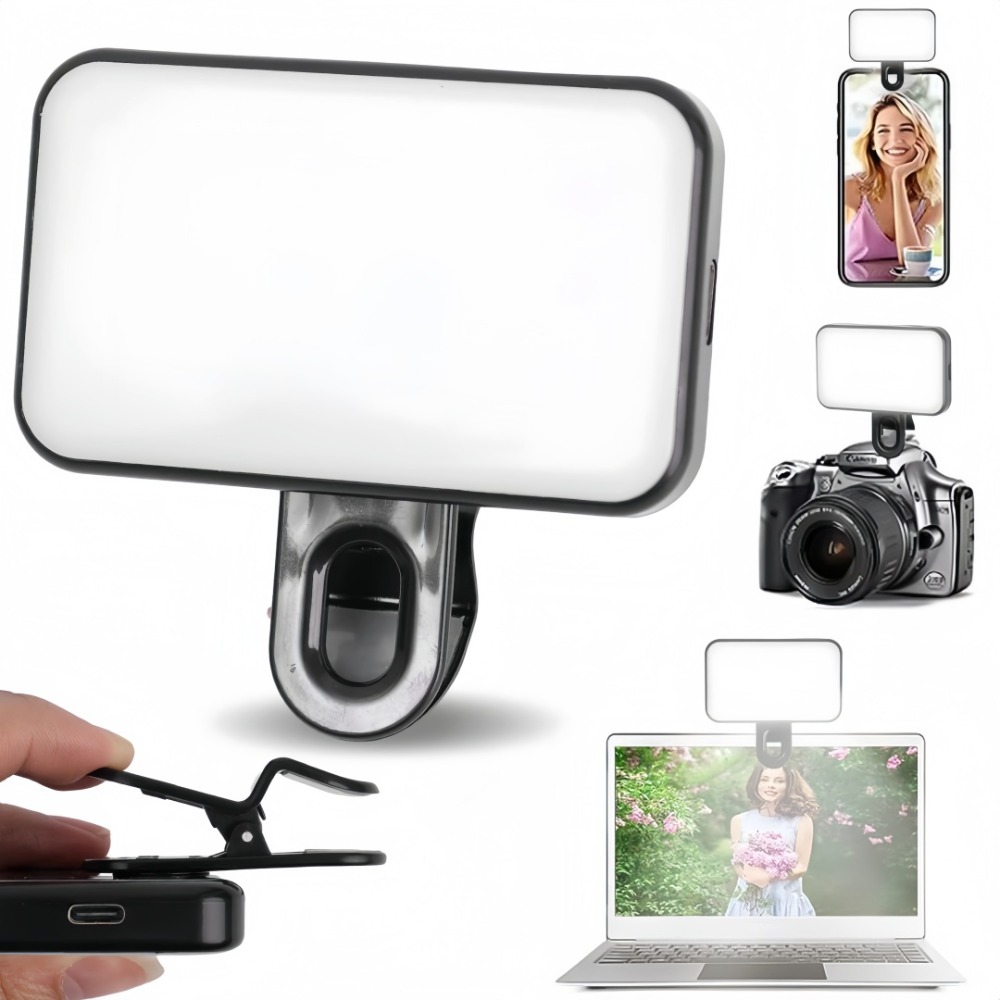 Lampu Selfie Isi Ulang 3 Mode  - Makeup Photography Lighting ulasan dan harga