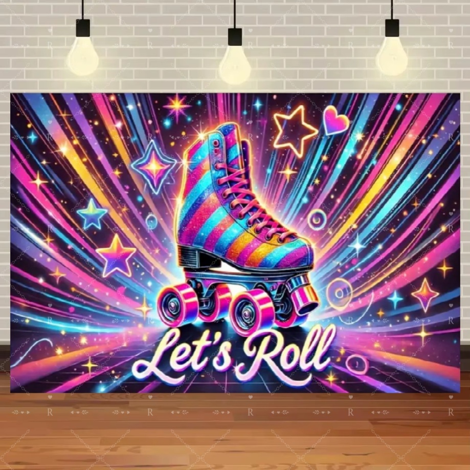 Sepatu Roller Skating Tema Sep - Photography Lighting Background ulasan dan harga