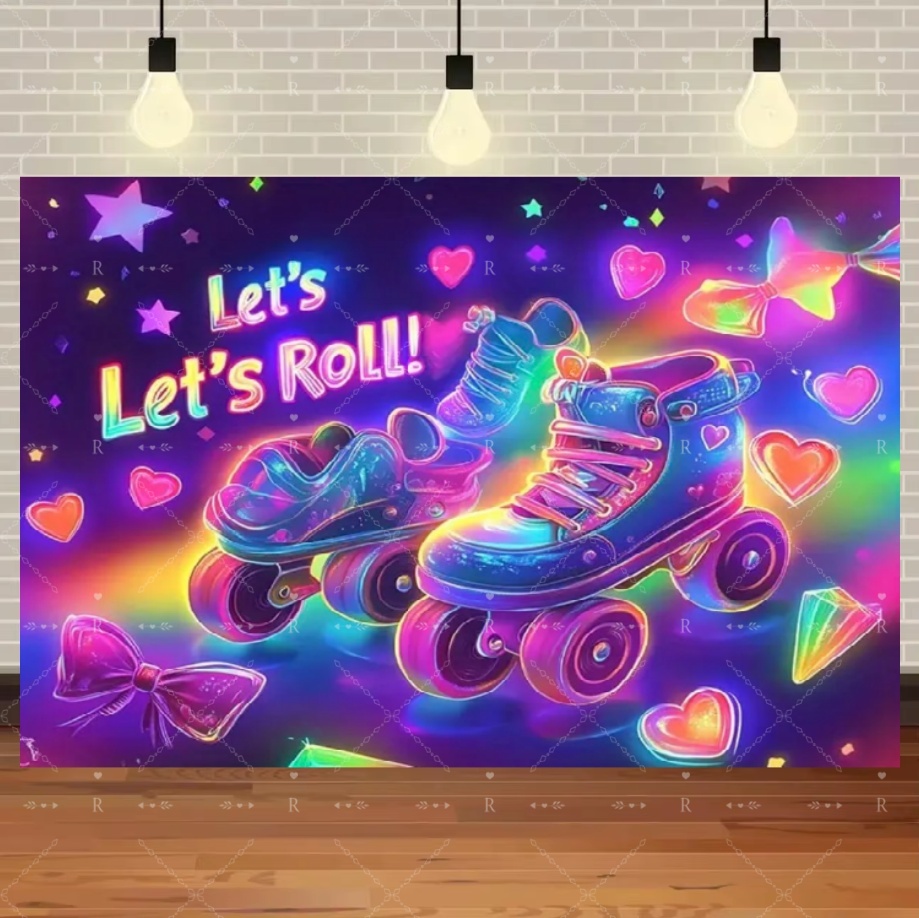 Sepatu Roller Skating Tema Sep - Photography Lighting Background ulasan dan harga