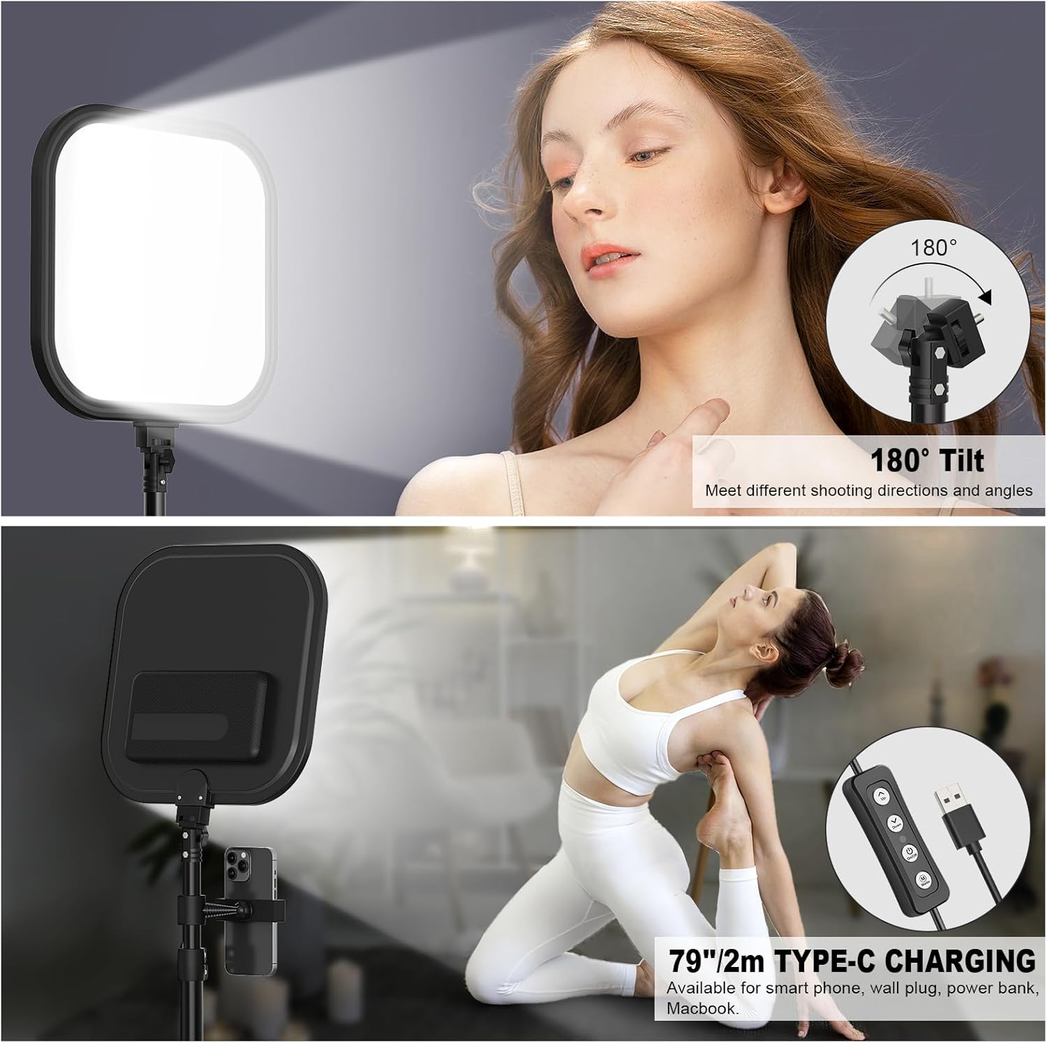 2 Paket Lampu Video LED 15W 78 - Altson Photography Video Lighting Kit ulasan dan harga