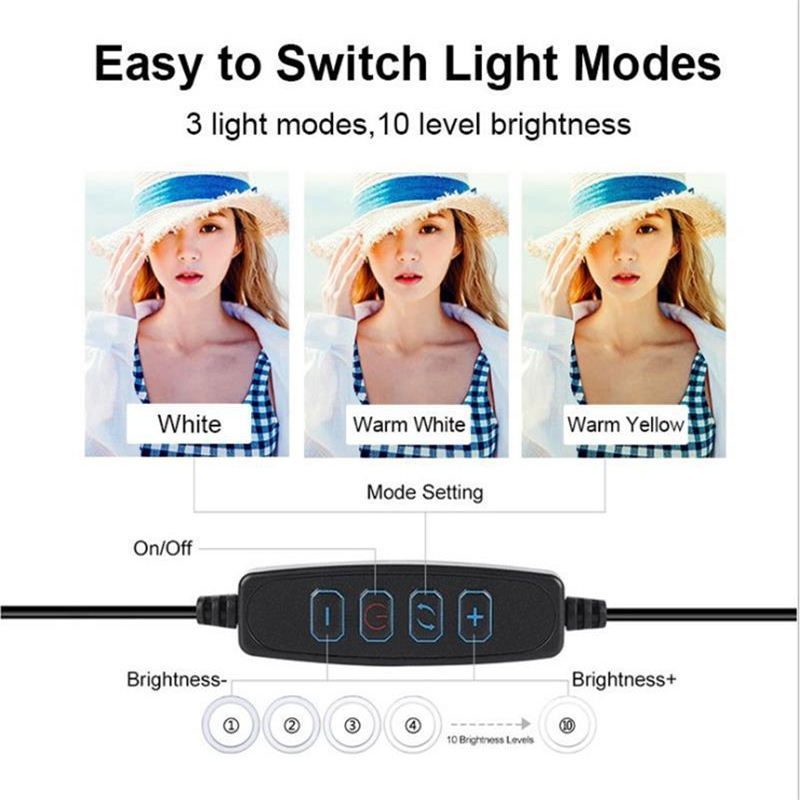 Lampu Ring Led dapat diredupka - Photography Lighting Studio ulasan dan harga