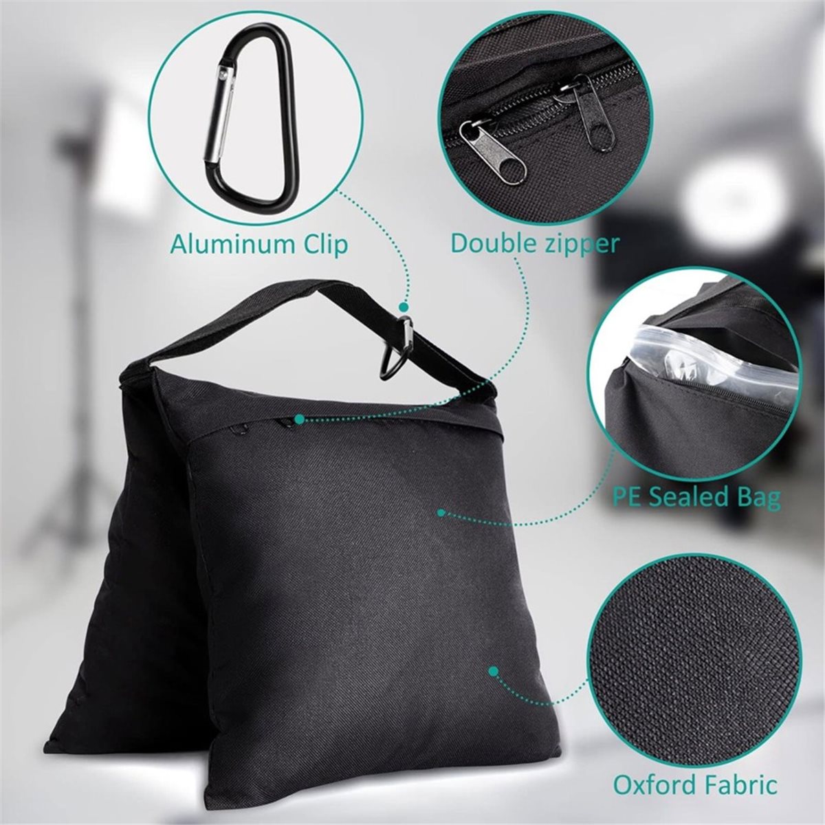 DT75BG 8 Paket Kantong Pasir u - Photography Lighting Weight Bags ulasan dan harga