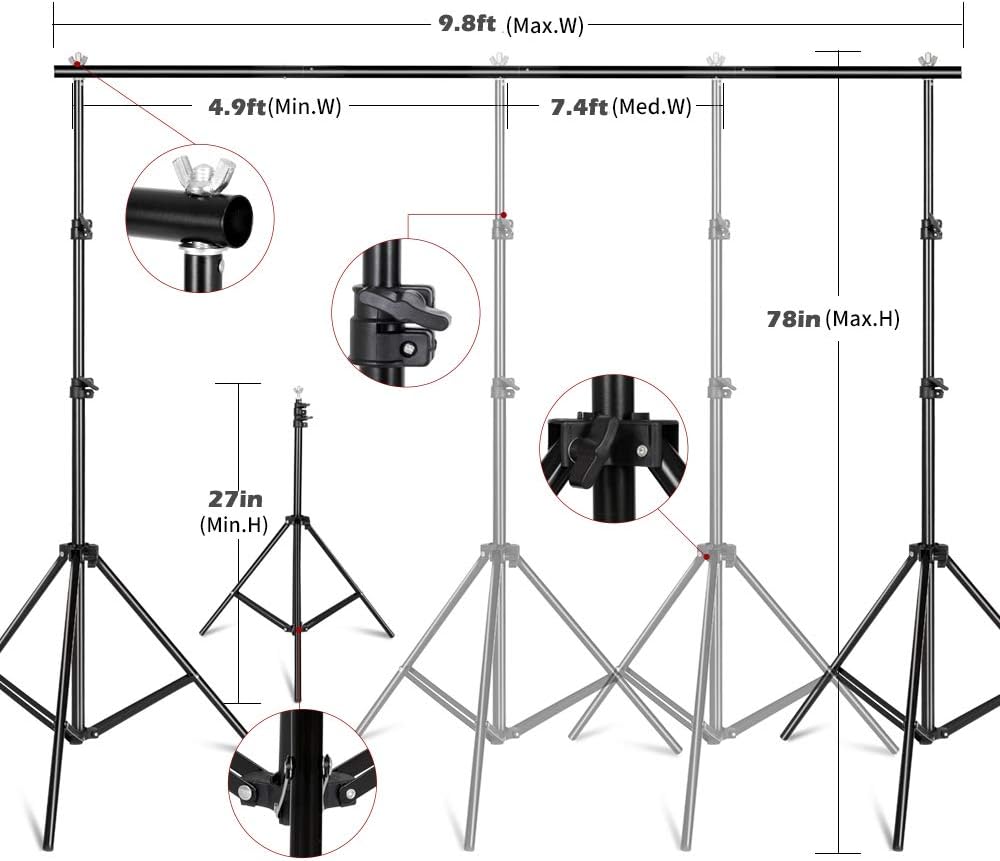 Perlengkapan Pencahayaan Fotog - Photography Lighting And Backdrop Kits ulasan dan harga