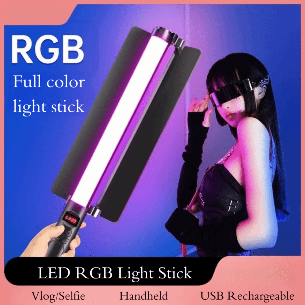 Lampu LED RGB Genggam Warna-wa - Photography Lighting Studio ulasan dan harga