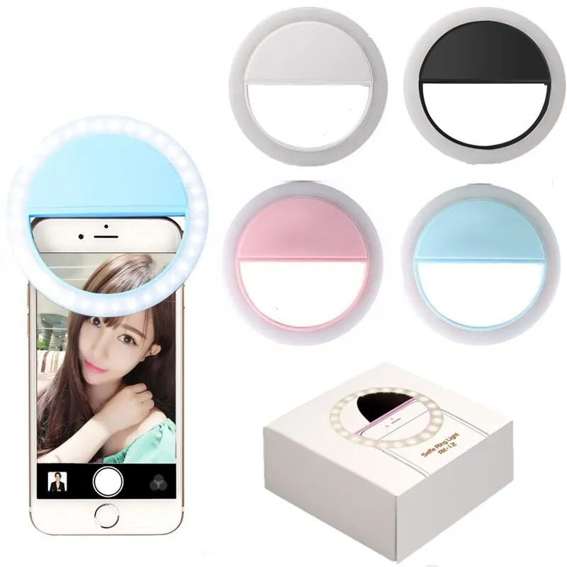 Lampu Cincin Selfie LED dengan - Photography Lighting Tent ulasan dan harga