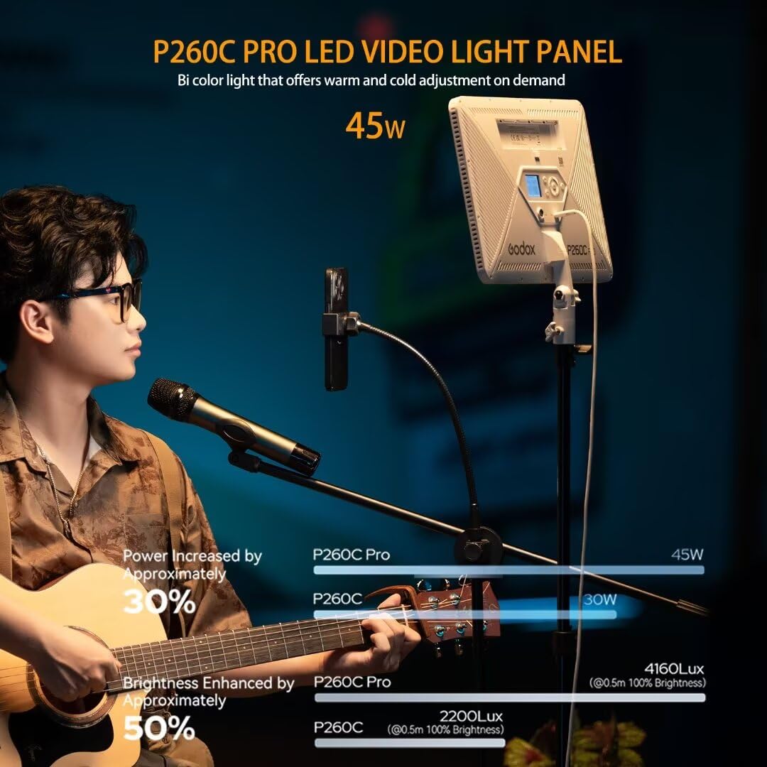Godox P260C Pro Panel Lampu Vi - Photography Lighting Uk ulasan dan harga