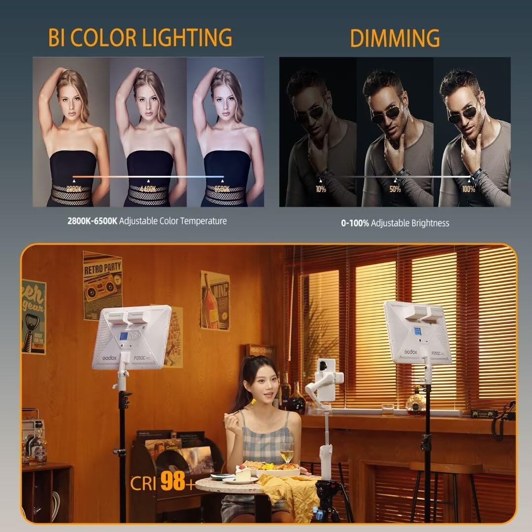 Godox P260C Pro Panel Lampu Vi - Photography Lighting Uk ulasan dan harga