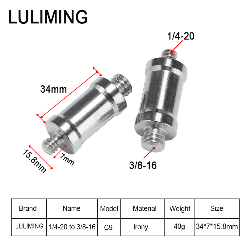 3/8 hingga 1/4 3/8 Inci Sekrup - Photography Lighting Reference ulasan dan harga