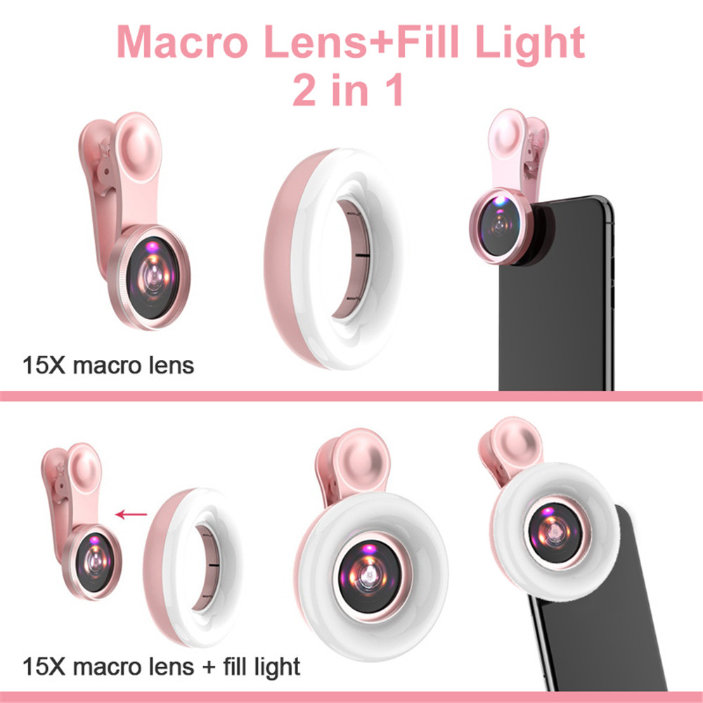 Lensa ponsel 15X makro lensa k - Photography Lighting Tool ulasan dan harga