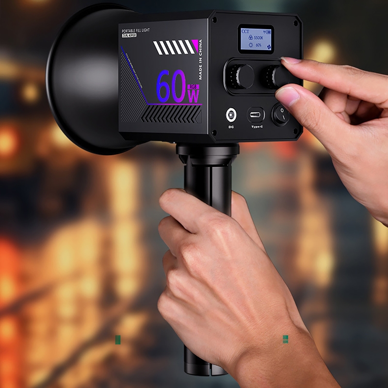 Lampu Video RGB 60W Portabel L - Photography Lighting Background ulasan dan harga