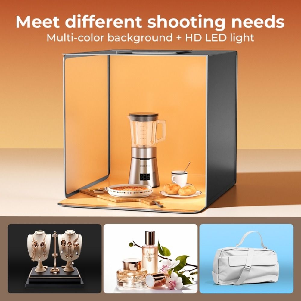 Kotak Lampu LED Studio 45/65cm - Photography Lighting Background ulasan dan harga