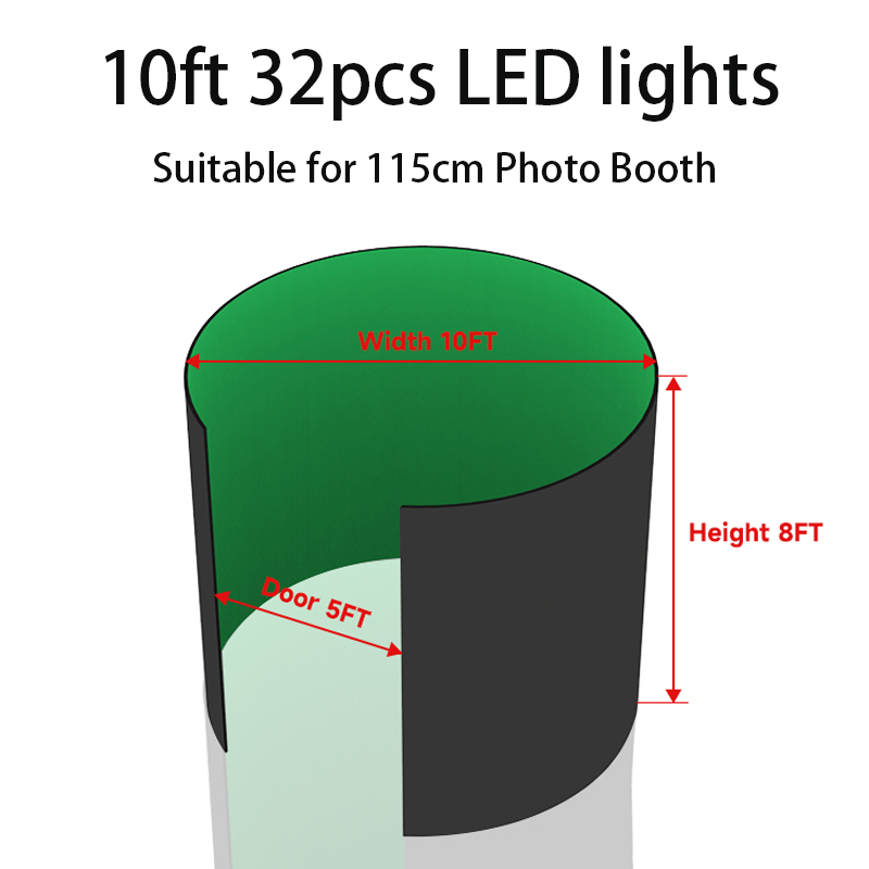 Tenda Photo Booth 360 dengan L - Photography Lighting And Backdrop Kits ulasan dan harga